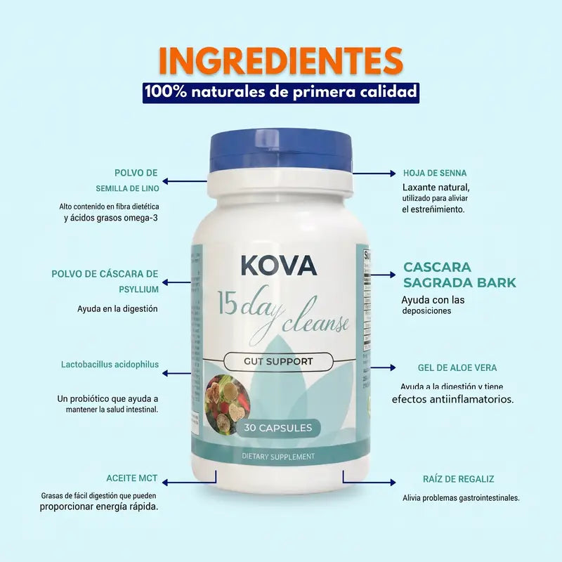 Ingredientes 100% naturales de primera calidad