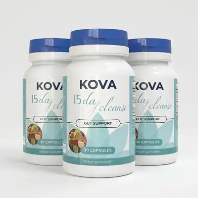 3 frascos de 15 Day Cleanse Kova