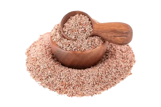 Cáscara de psyllium, fibra natural