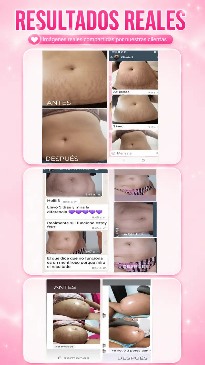 Resultados reales de clientas: antes y despues