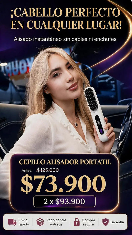 Cepillo alisador portatil: antes $125.000 ahora $73.900