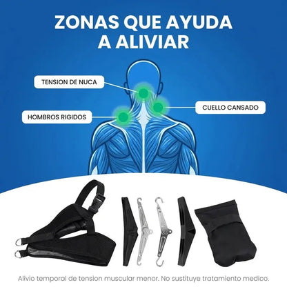 Zonas que ayuda a aliviar: tension de nuca, hombros rigidos y cuello cansado