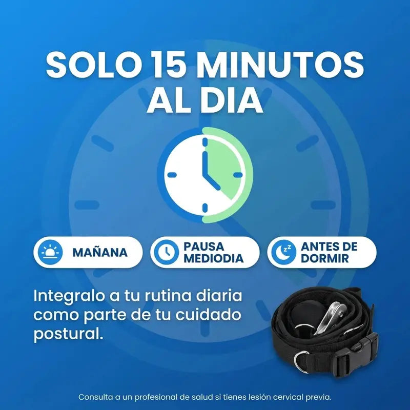 Solo 15 minutos al dia: manana, pausa de mediodia o antes de dormir
