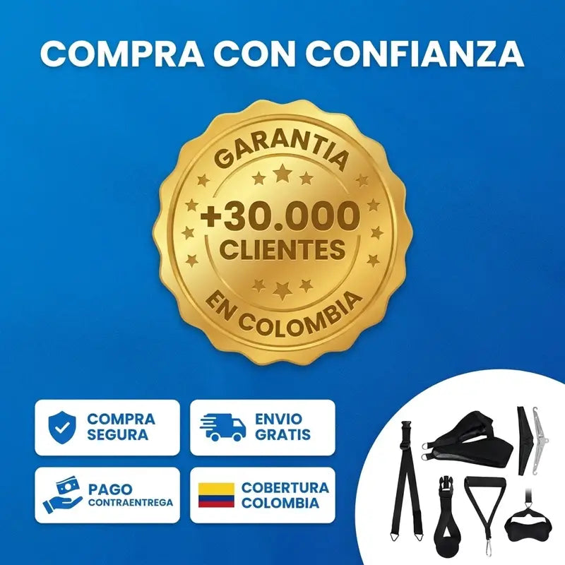 Compra con confianza: garantia, envio gratis y pago contra entrega en Colombia