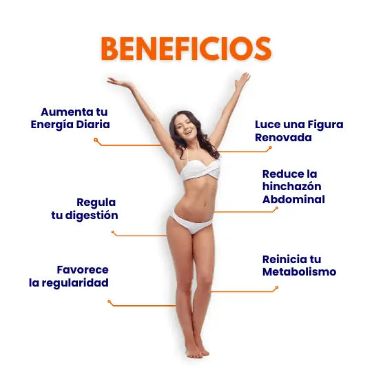 Beneficios: más energía, figura renovada, menos hinchazón abdominal