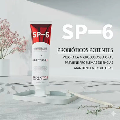 SP-6 probióticos potentes: mejora la microecología oral y previene problemas de encías