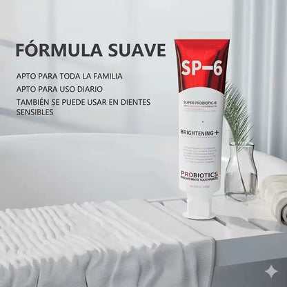 Fórmula suave apta para toda la familia y dientes sensibles