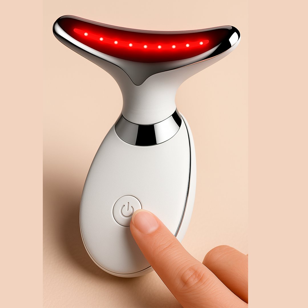 Modo luz roja del tonificador facial