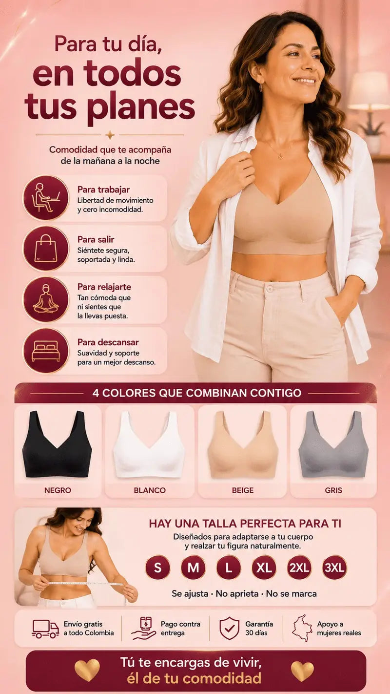 Para tu día en todos tus planes: trabajar, salir, relajarte y descansar; 4 colores que combinan contigo