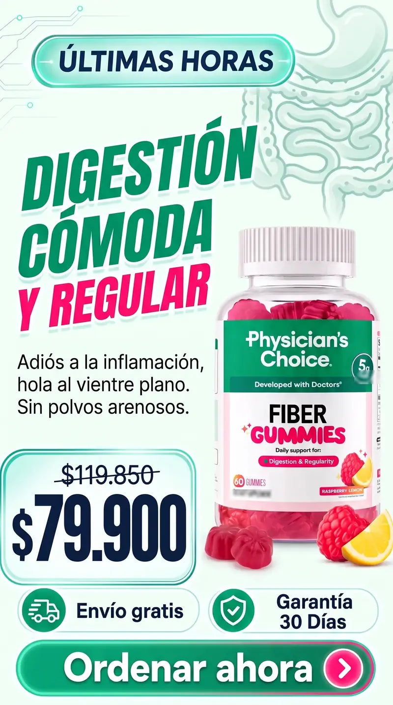 Últimas horas: digestión cómoda y regular por $79.900 (antes $119.850), con envío gratis y garantía de 30 días