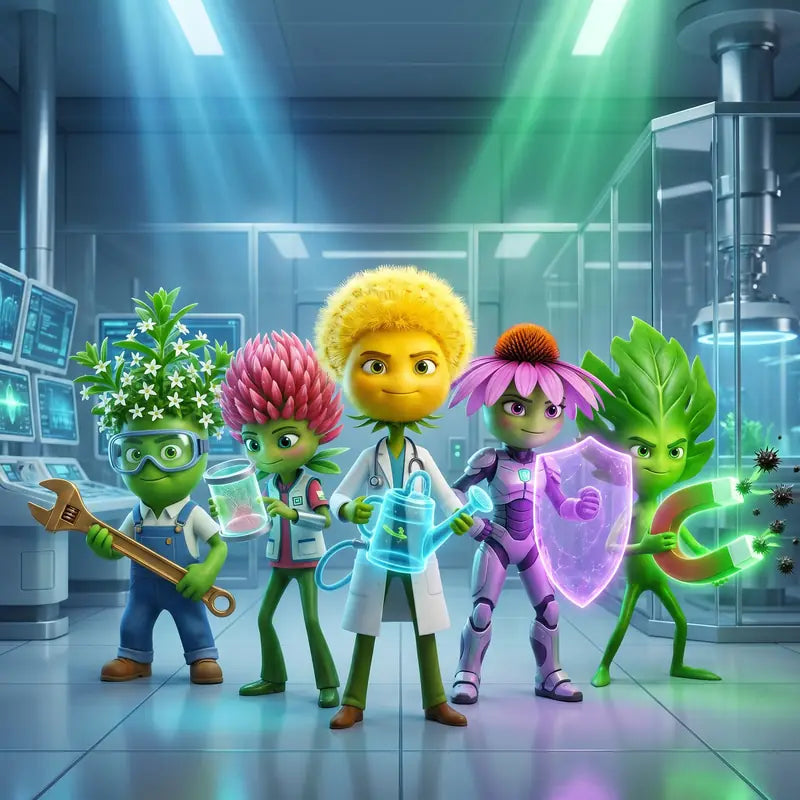 El escuadrón botánico de Linfovit: 5 extractos de plantas