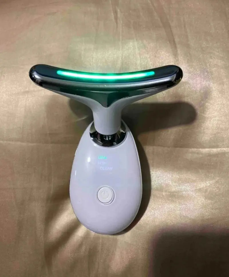 Foto real del tonificador con luz verde